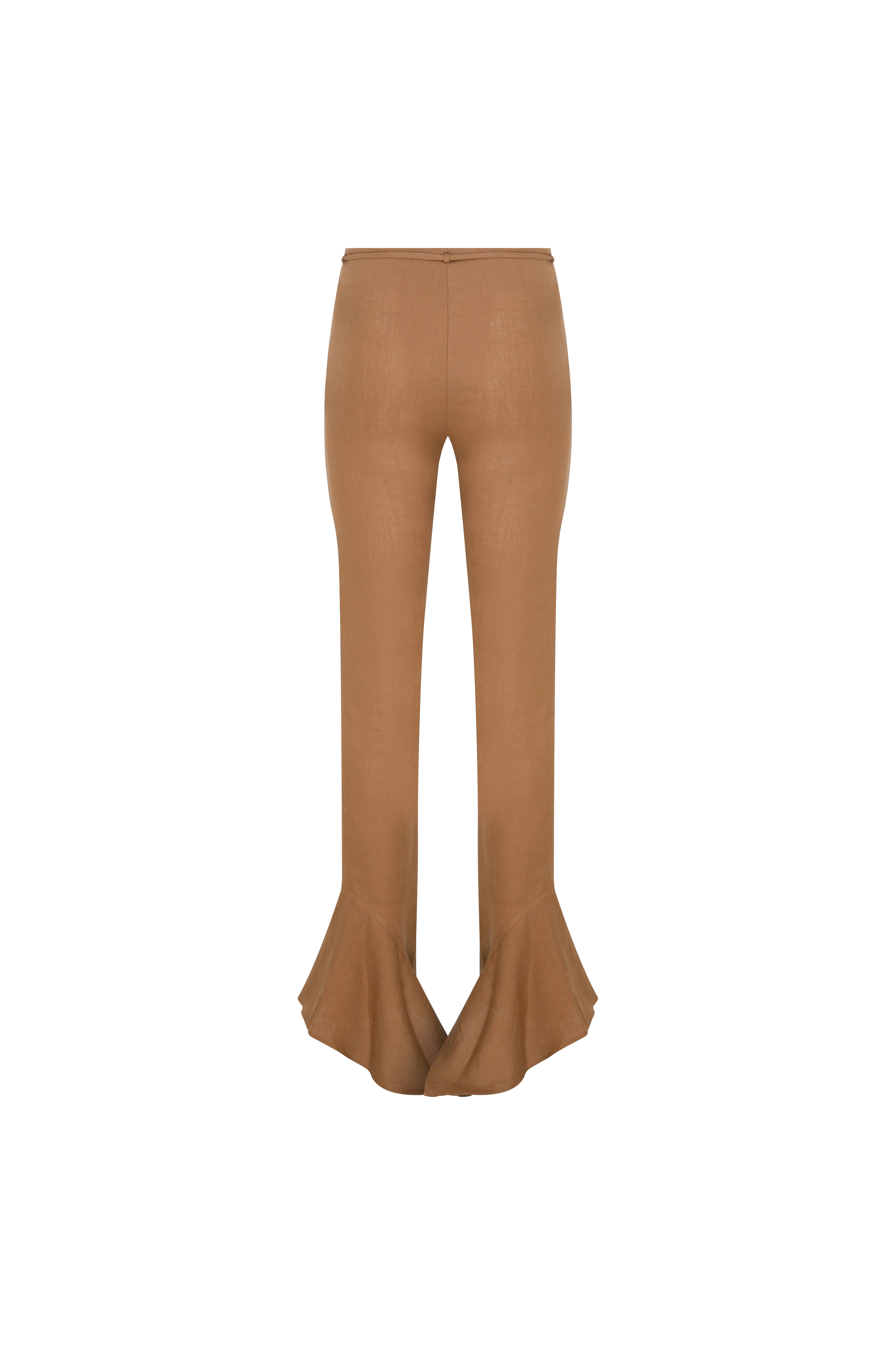 Charvi - Trousers With Stitching And Ruffles