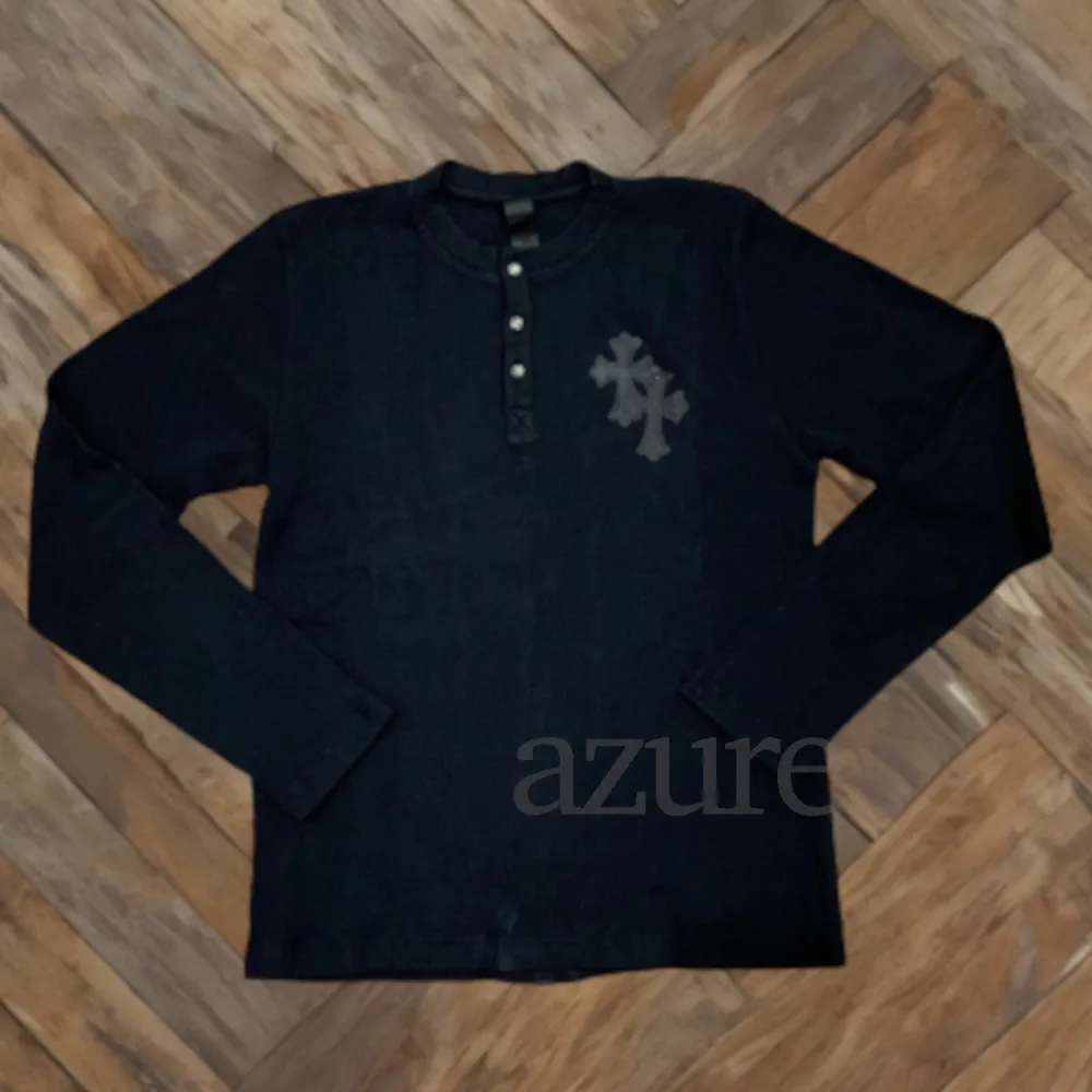 CHROME HEARTS  |Crew Neck Pullovers Street Style Long Sleeves Plain