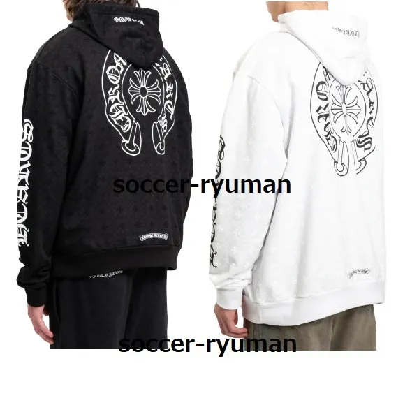 CHROME HEARTS  |Pullovers Flower Patterns Unisex Sweat Street Style