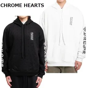 CHROME HEARTS  |Pullovers Flower Patterns Unisex Sweat Street Style