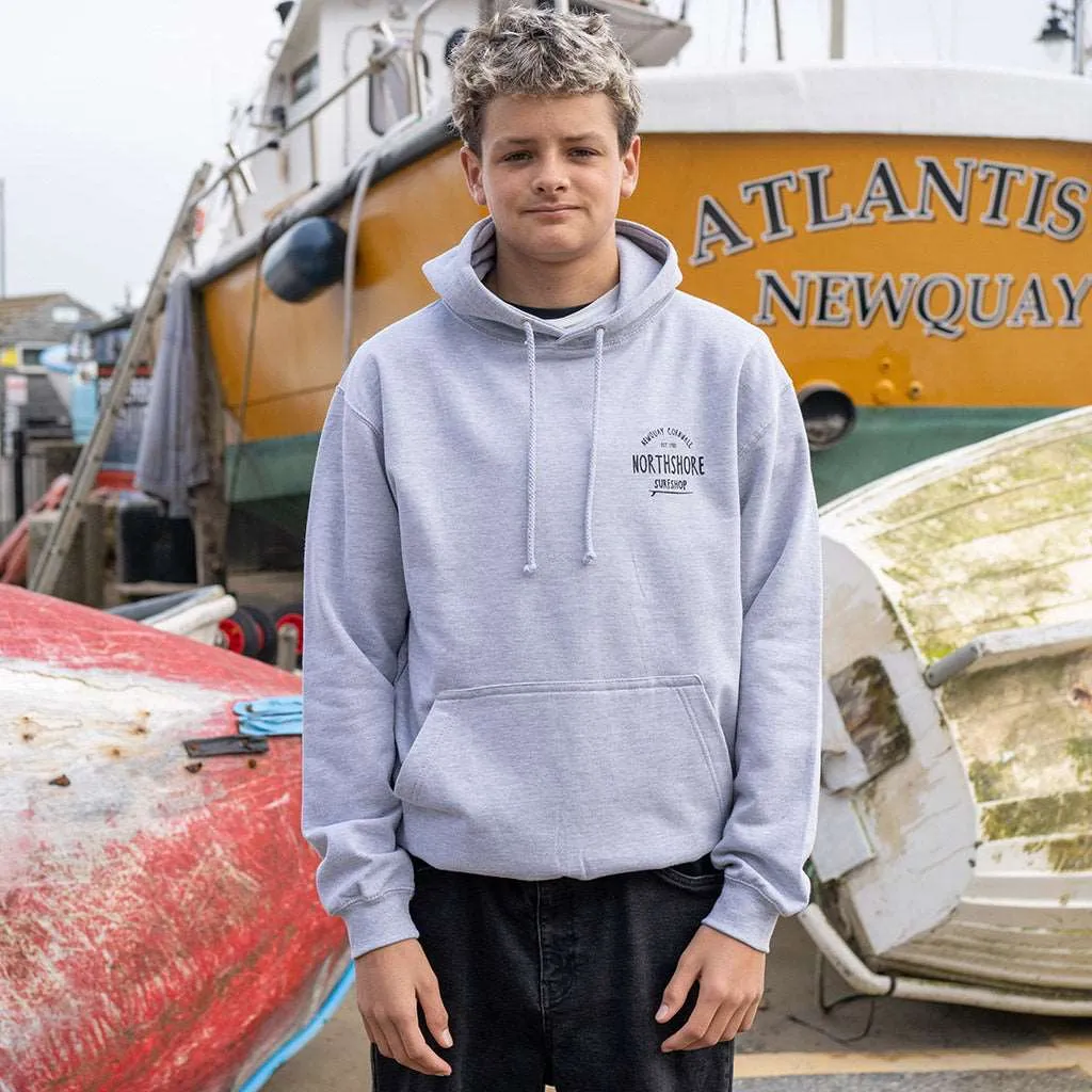 Classic Logo Hoodie | Heather Grey