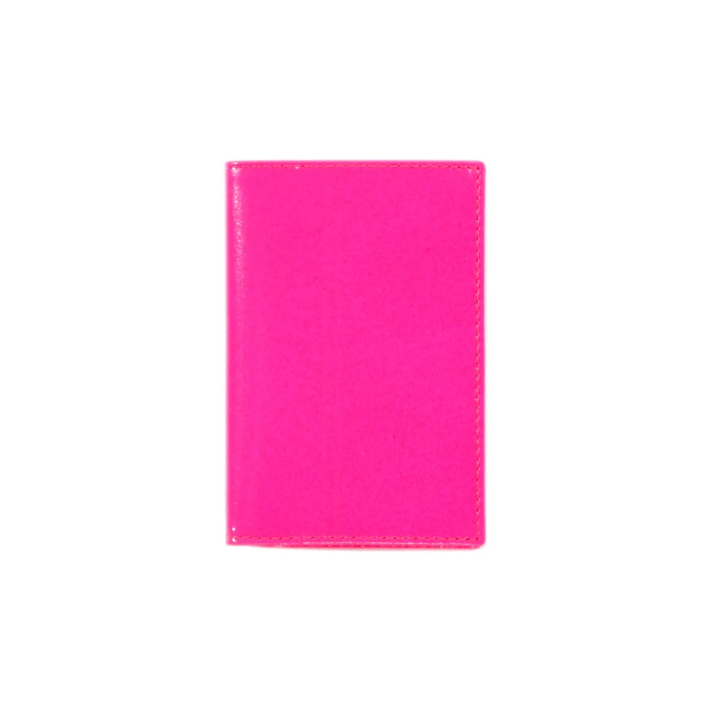 COMME DES GARCONS SA6400 SUPER FLUO WALLET PINK