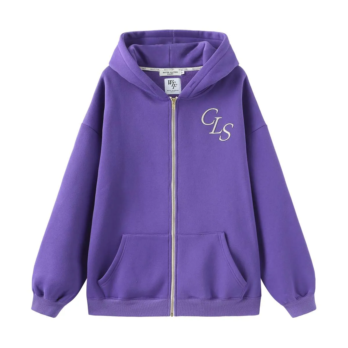 Cultural Leisure Society Oversized Hoodies SWEATER - PURPLE