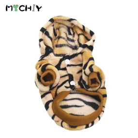 Cute Tiger Costume Hoodie For Dogs