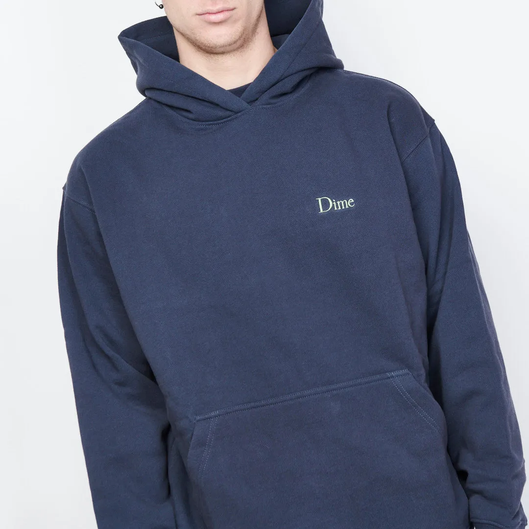 Dime MTL - Classic Small Logo Hoodie (Outerspace)