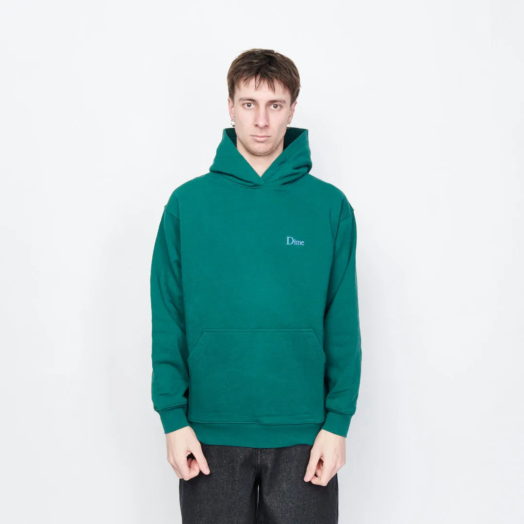 Dime MTL - Classic Small Logo Hoodie (Rainforest)