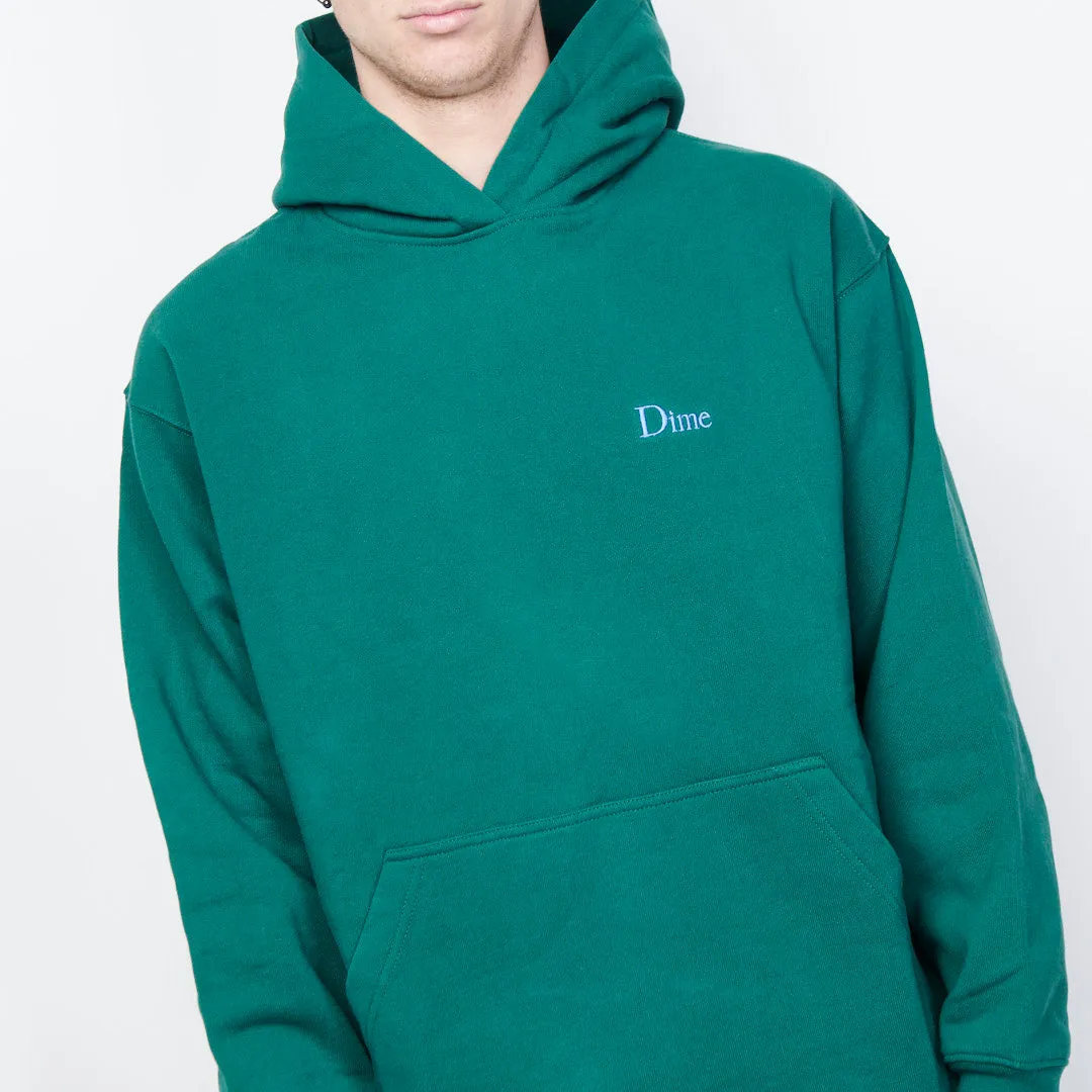 Dime MTL - Classic Small Logo Hoodie (Rainforest)