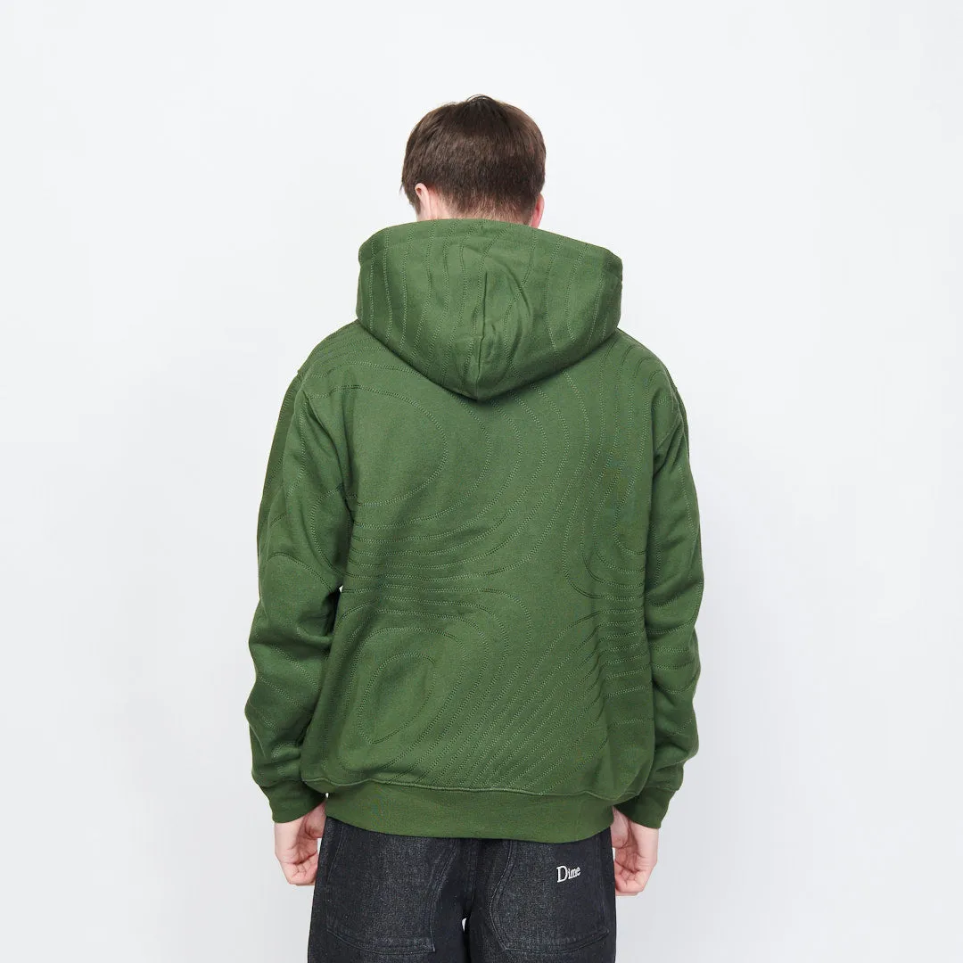 Dime MTL - Speedy Zip Hoodie (Forest)