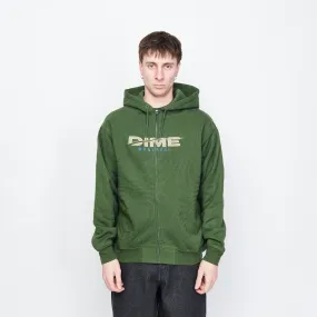 Dime MTL - Speedy Zip Hoodie (Forest)