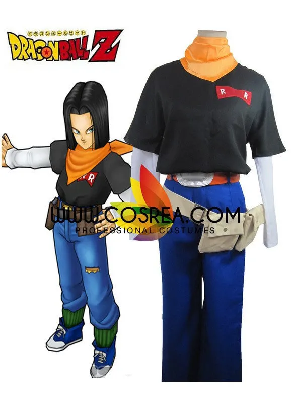 Dragon Ball Number 17 Cosplay Costume