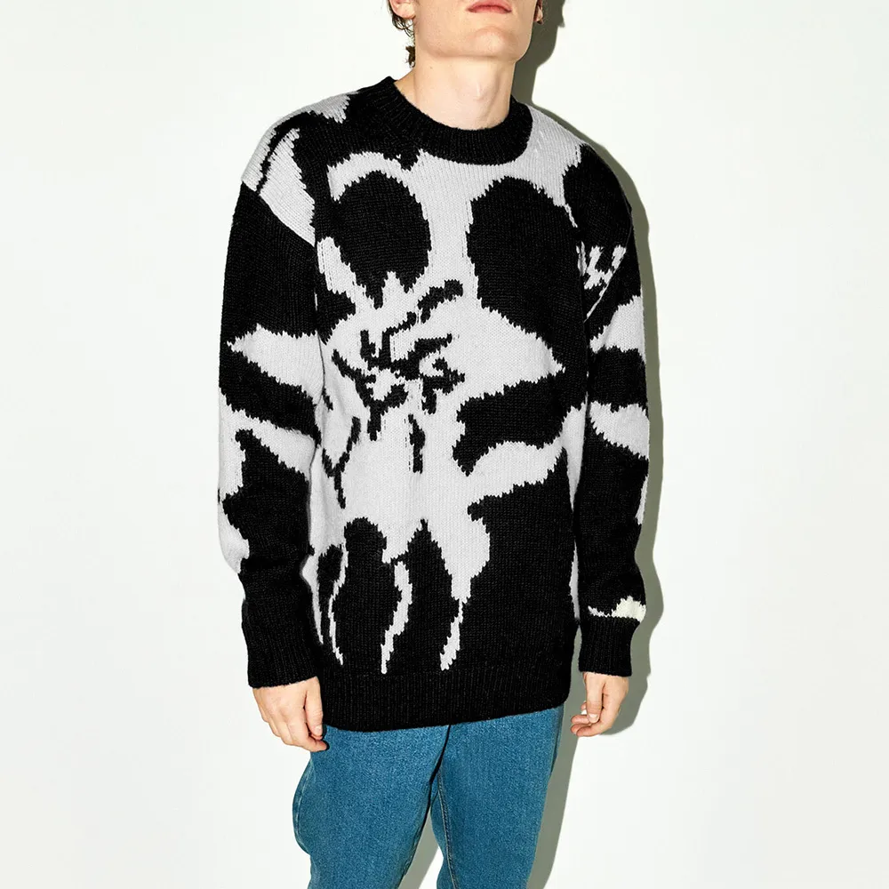 Dries Van Noten  |Crew Neck Pullovers Unisex Street Style Designers Sweaters