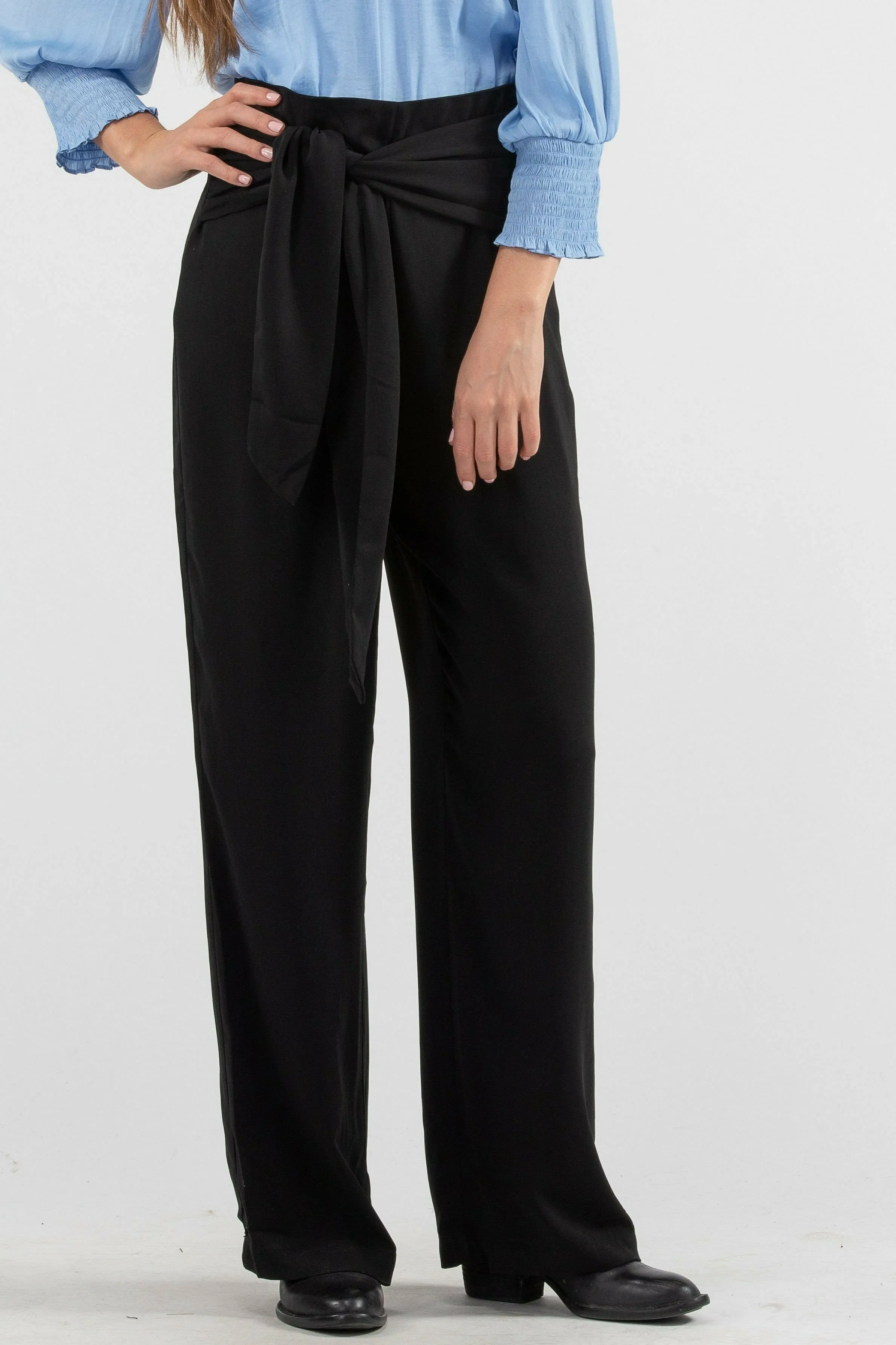 Emma High Waist Pants Two Black