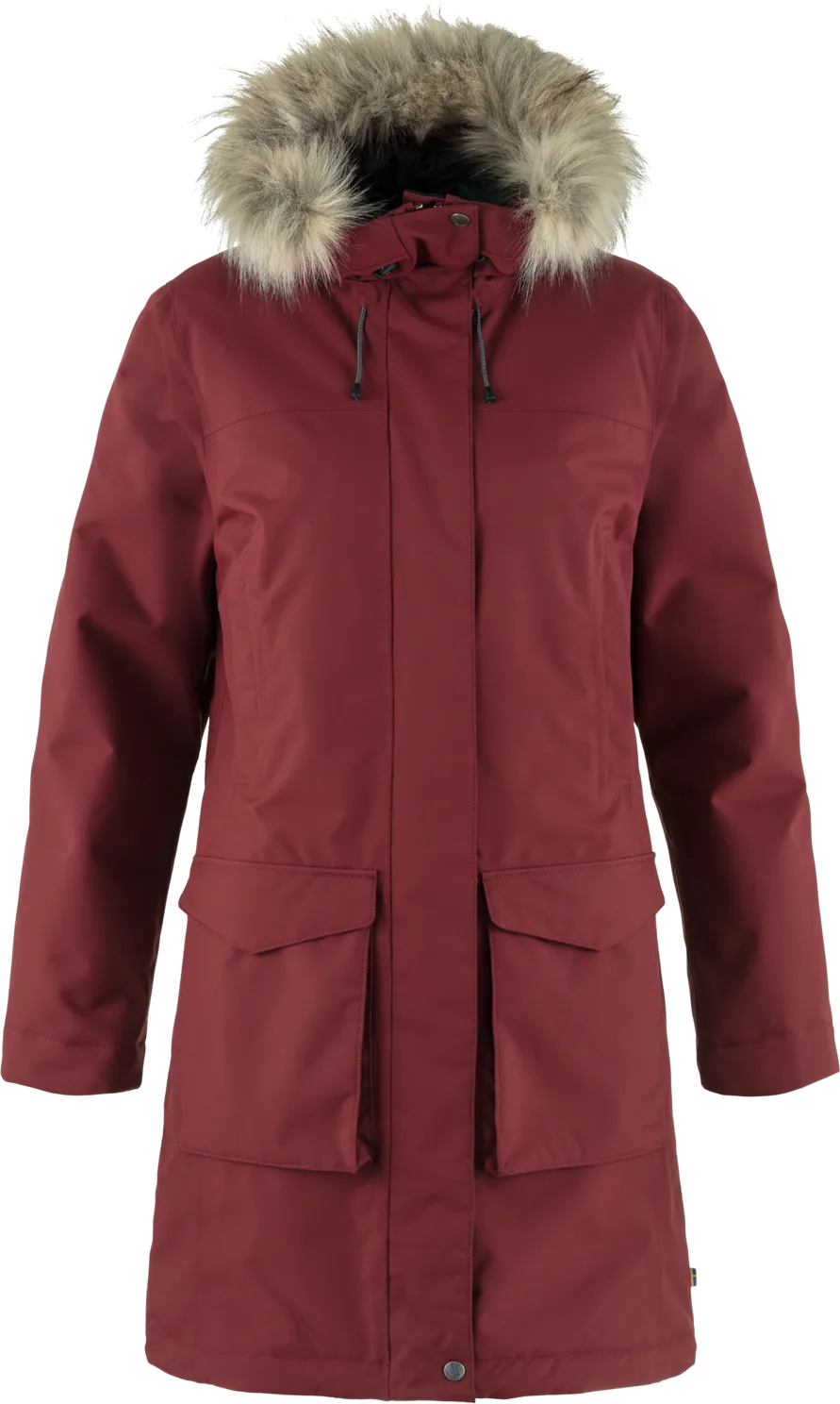 Fjällräven Women's Nuuk Lite Parka Bordeaux Red | Buy Fjällräven Women's Nuuk Lite Parka Bordeaux Red here | Outnorth