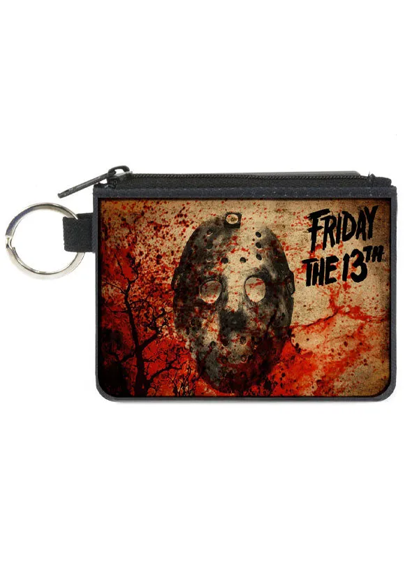 Friday the 13th Jason Mask Trees Coin Pouch