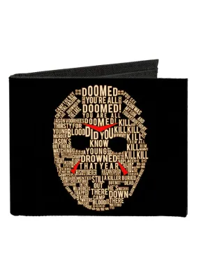 Friday the 13th Jason Quotes Wallet