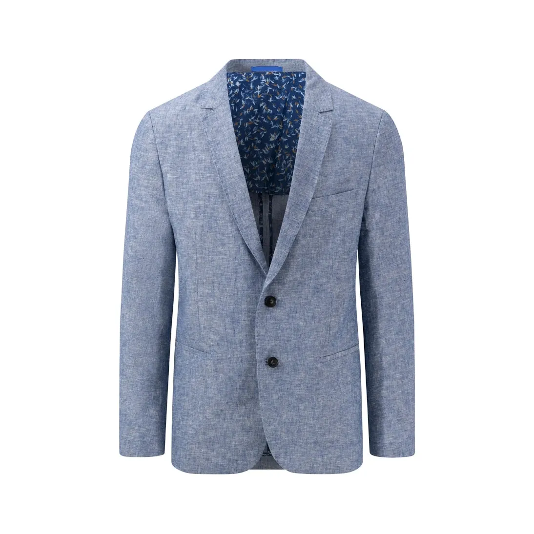 Fynch-Hatton Linen Cotton Casual Fit Blazer 14032415 Summer Breeze