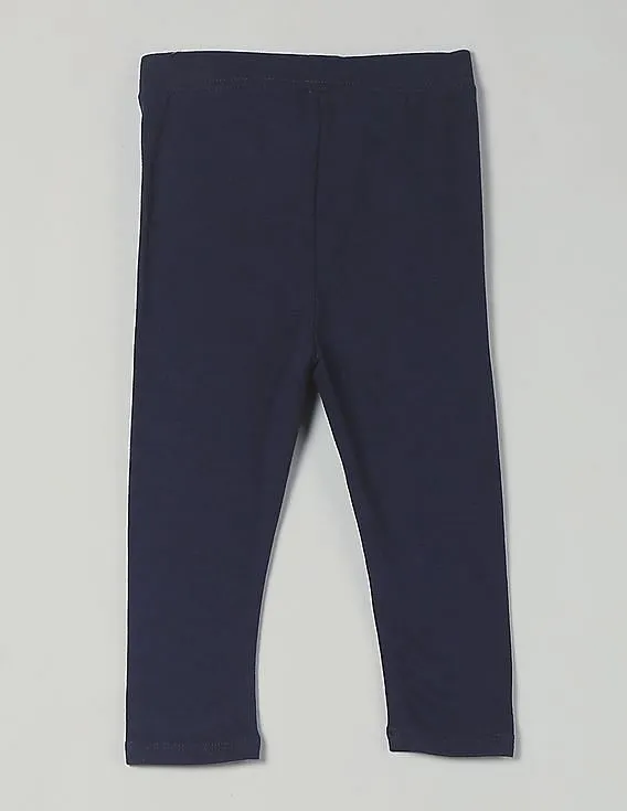 GAP Girls Blue Stretch Jersey Leggings