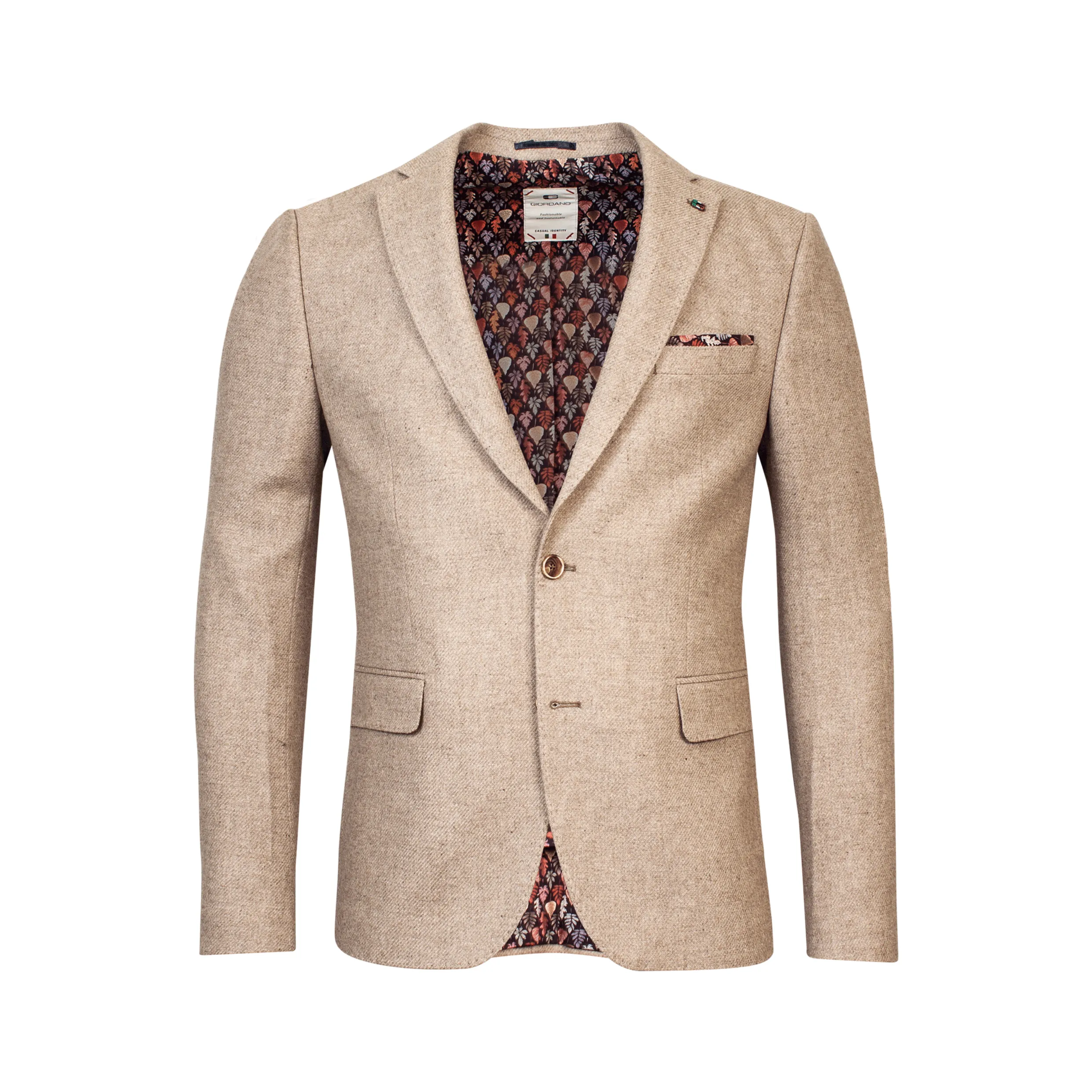 Giordano Twill Sports Jacket Blazer 322610 Sand