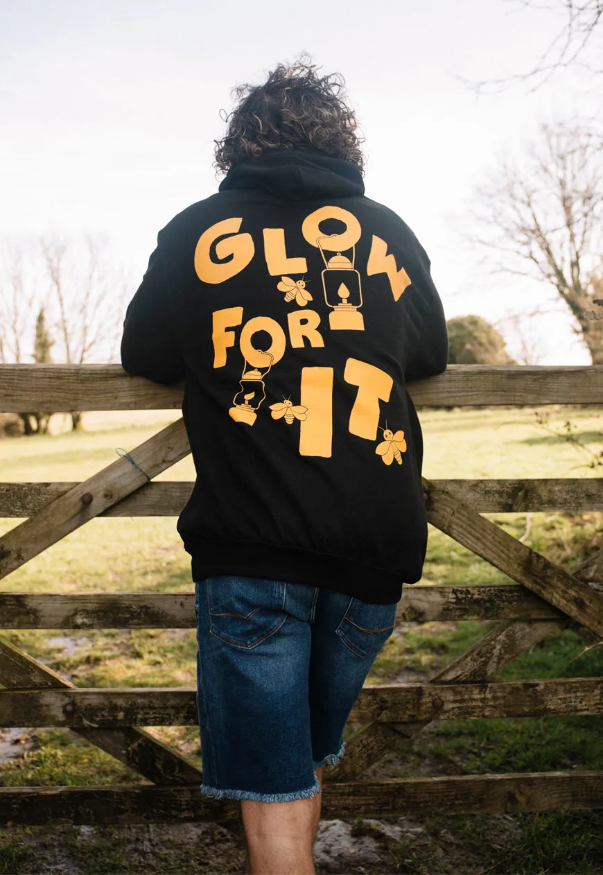 Glow For It Men's Slogan Hoodie