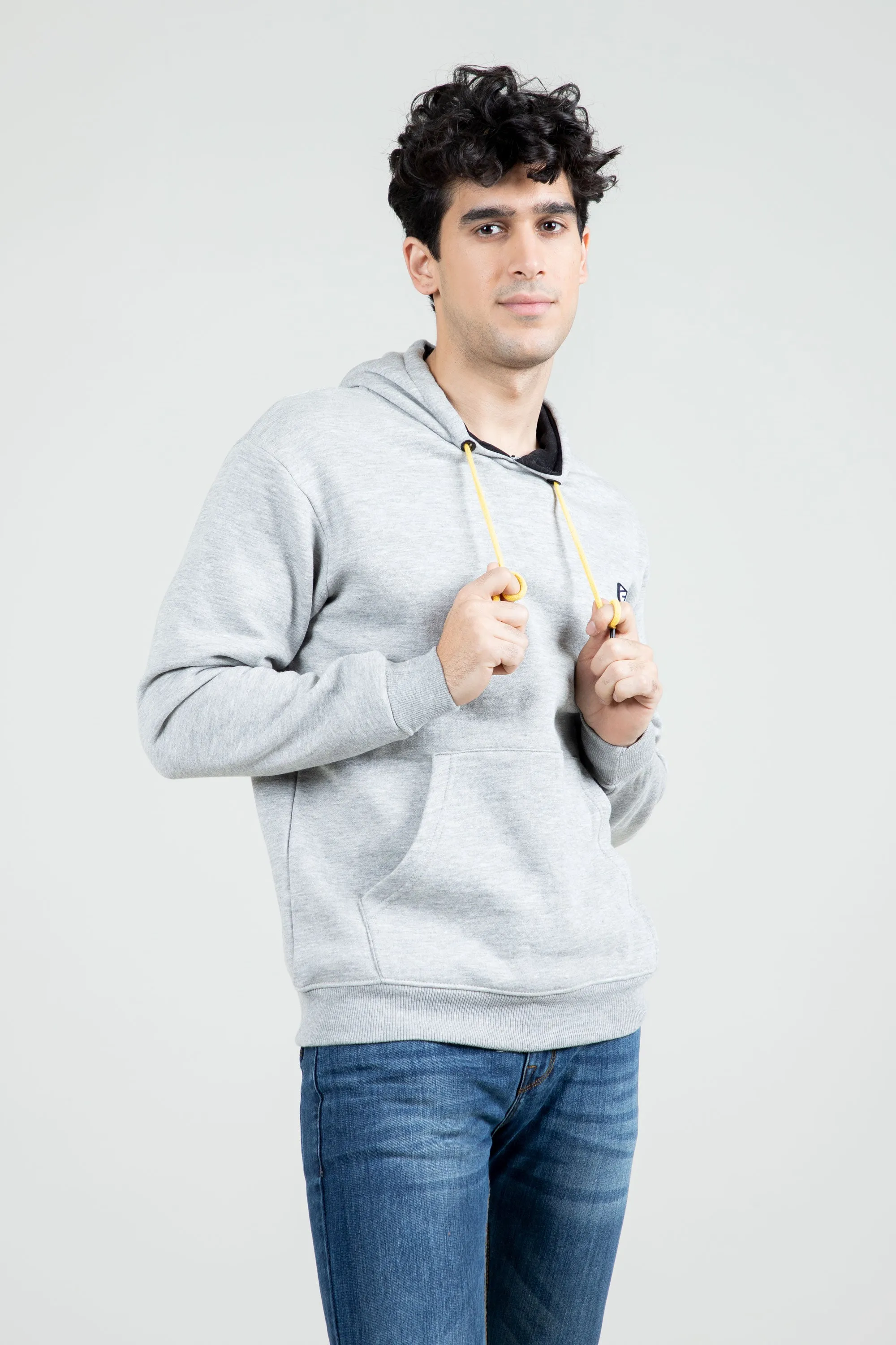 Grey Melange Hoodie