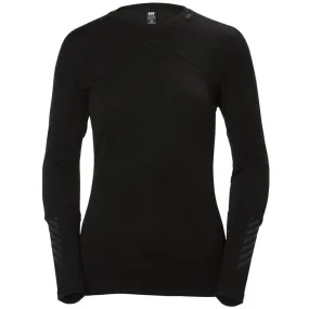 Helly Hansen Women's Lifa Merino Crew 48341 Black