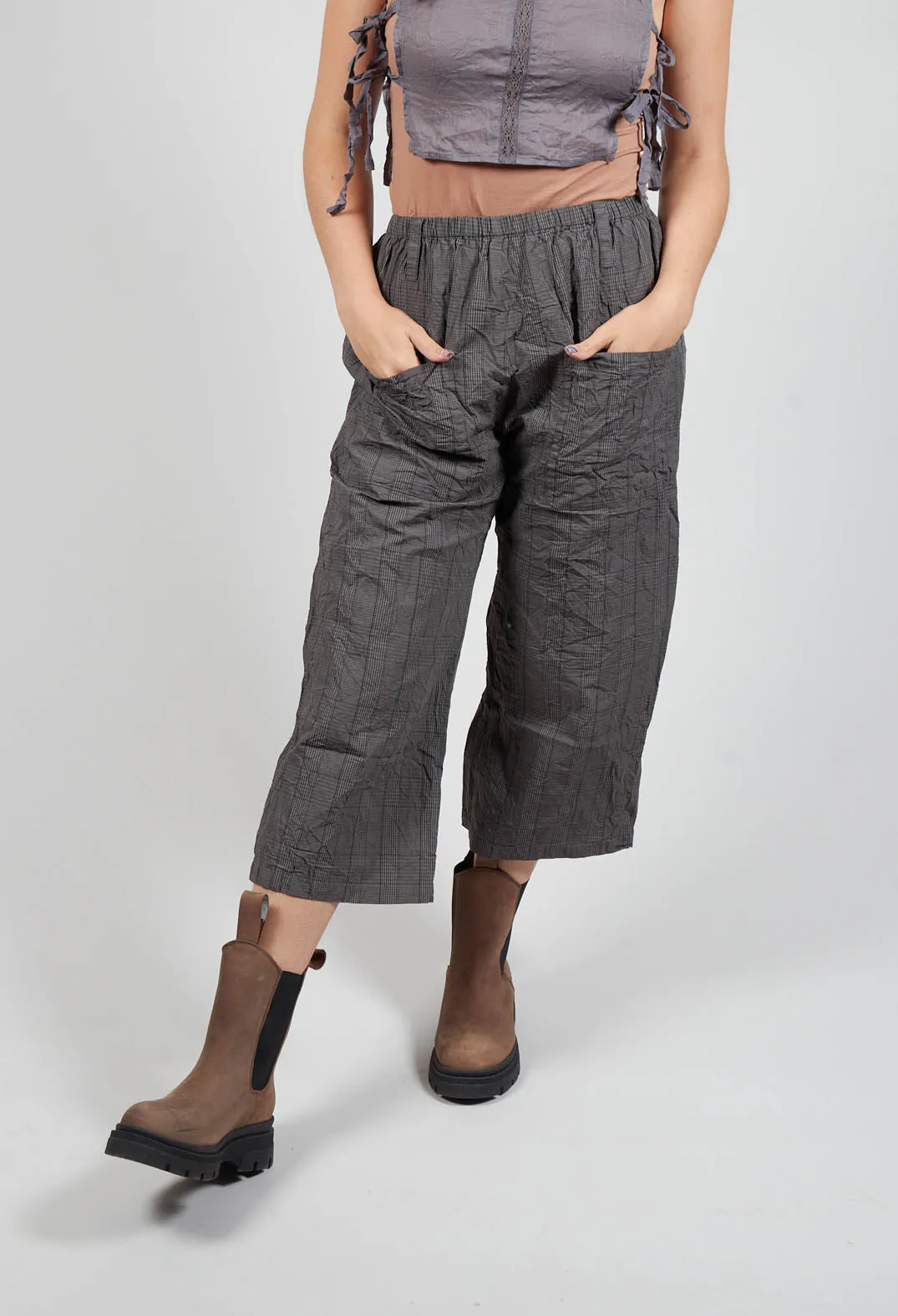 Henny Trousers in Original Checked Cotton