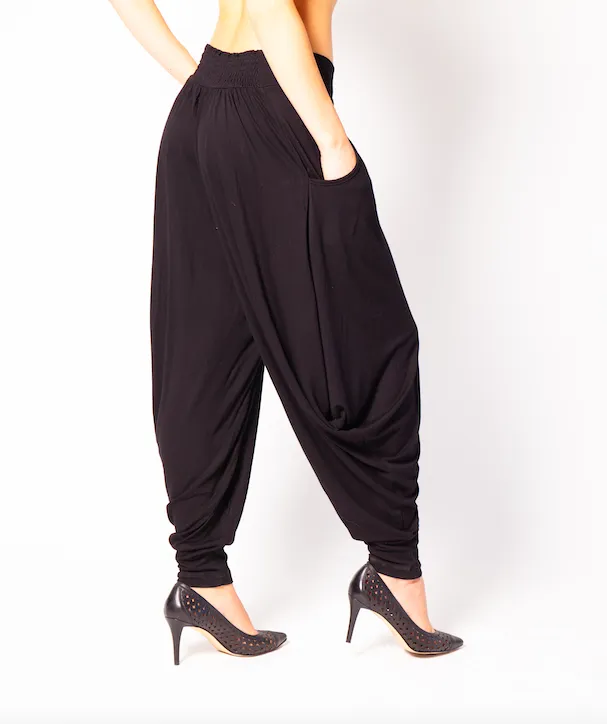 IMA Wear Harem Pants in Black