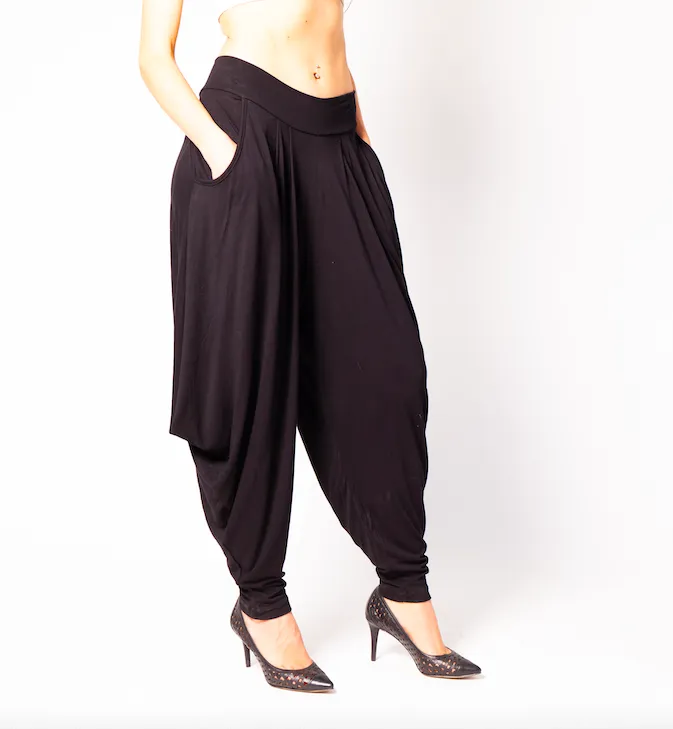 IMA Wear Harem Pants in Black