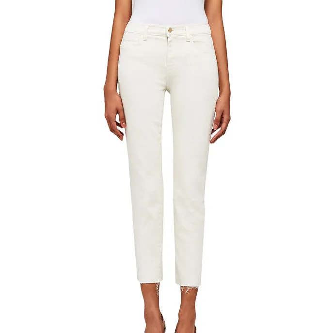 JEANS SADA CROP SLIM Donna White Vintage White