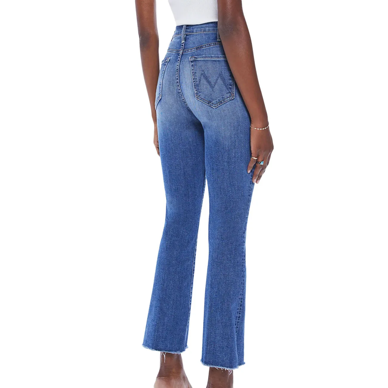 JEANS THE HUSTLER ANKLE FRAY Donna Healing Jar