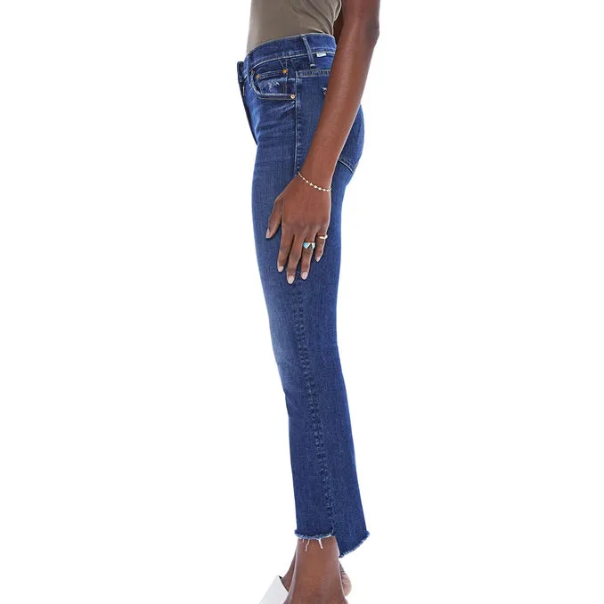 JEANS THE INSIDER CROP STEP FRAY Woman Teaming Up 