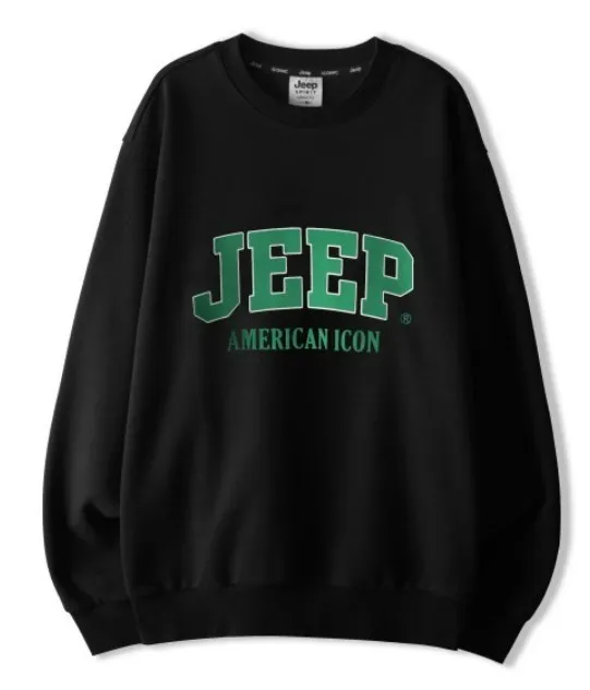 JEEP  |Unisex Street Style Long Sleeves Plain Cotton Logo