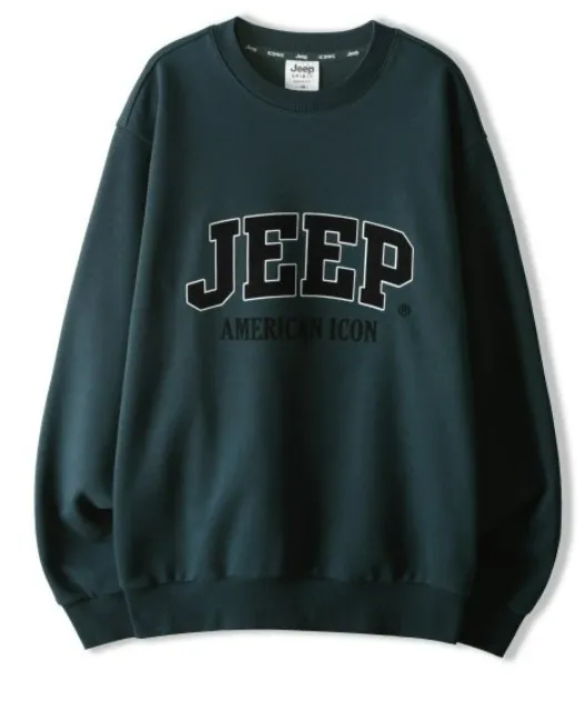 JEEP  |Unisex Street Style Long Sleeves Plain Cotton Logo