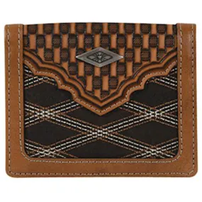 Justin Front Pocket Crisscross Wallet