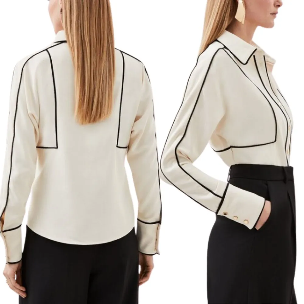 Karen Millen  |Casual Style Long Sleeves Plain Party Style Elegant Style