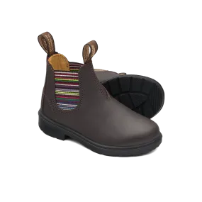 Kids Blundstone 1413 - Original Stout Brown - Striped Elastic