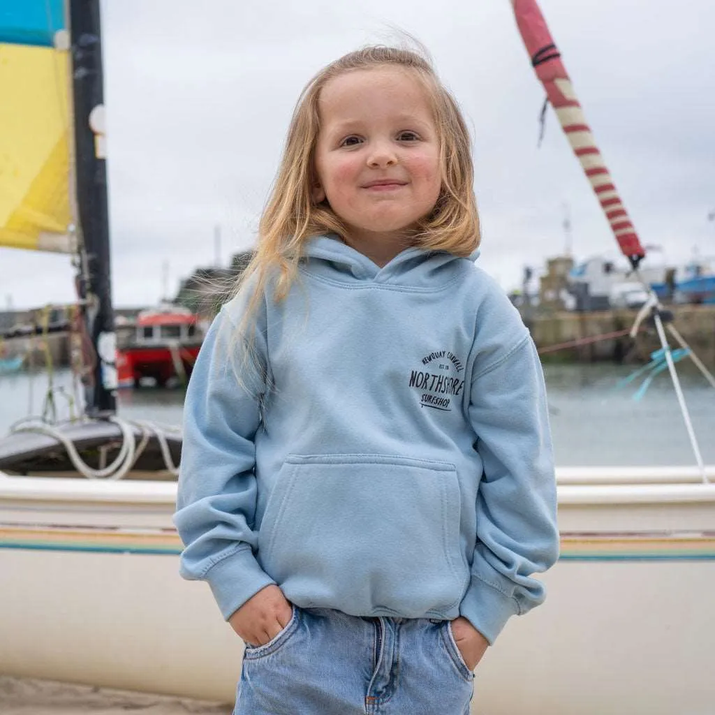 Kids Classic Logo Hoodie | Sky Blue