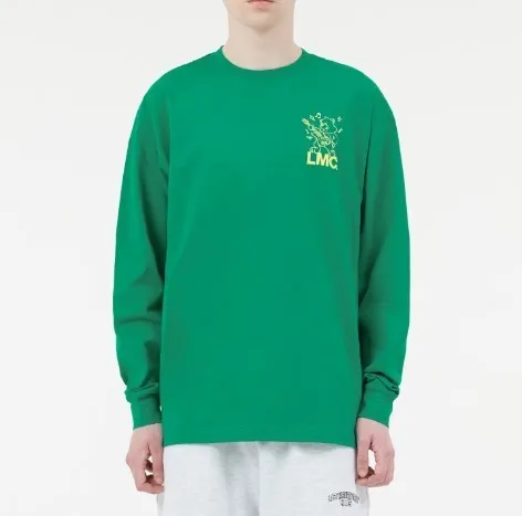 LMC  |Crew Neck Unisex Street Style U-Neck Long Sleeves