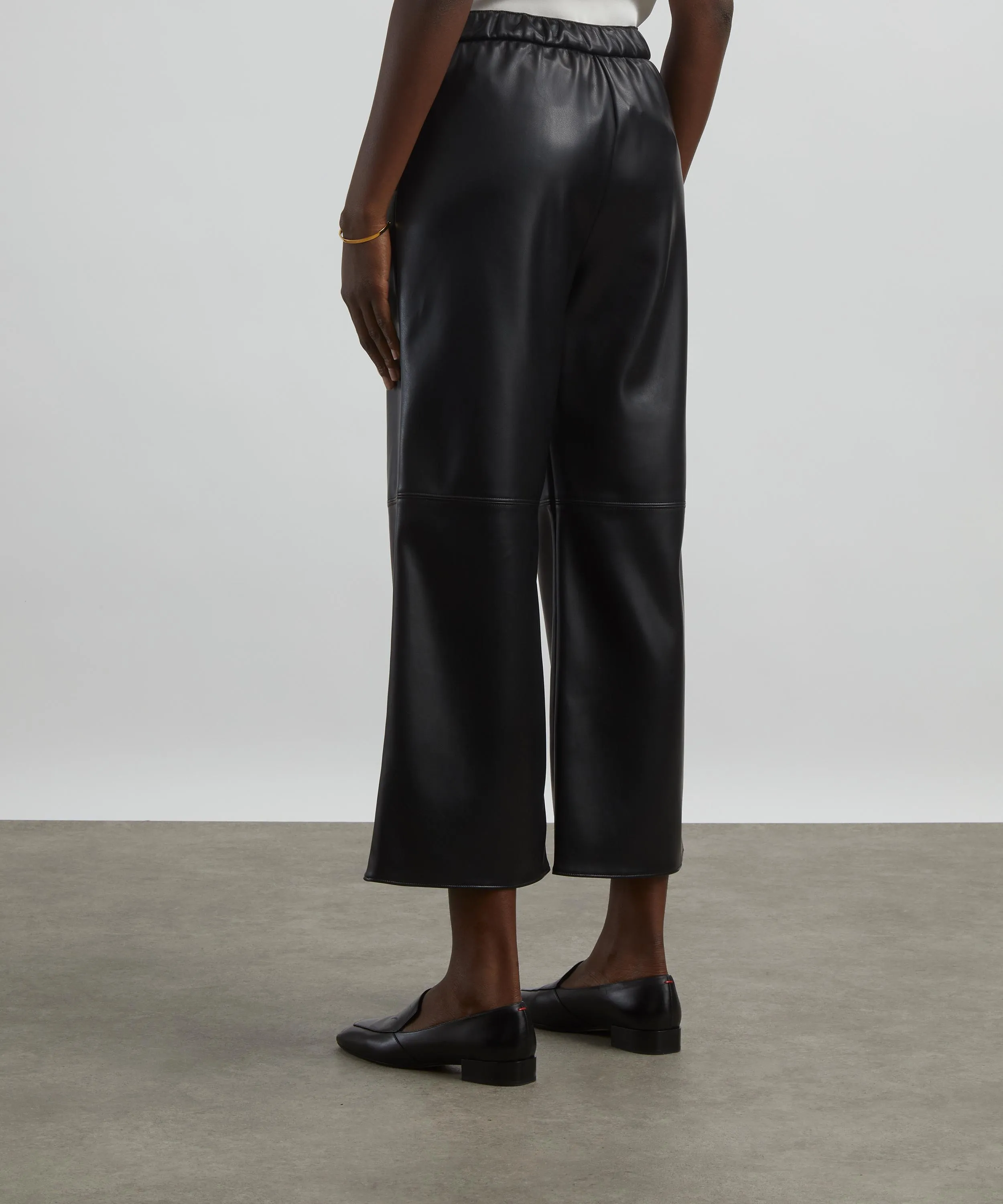 Luciana Coated Fabric Trousers