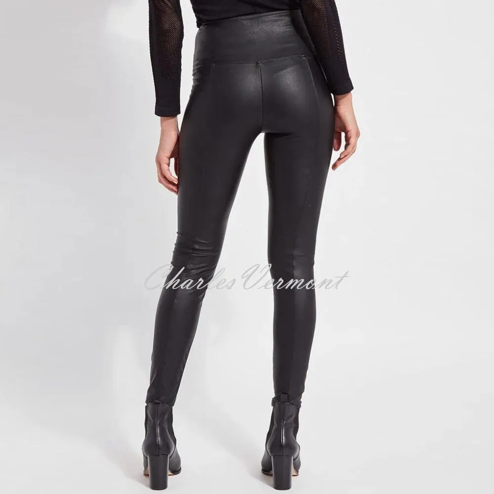 Lysse Textured Faux Leather Legging - Style 2384 (Black)