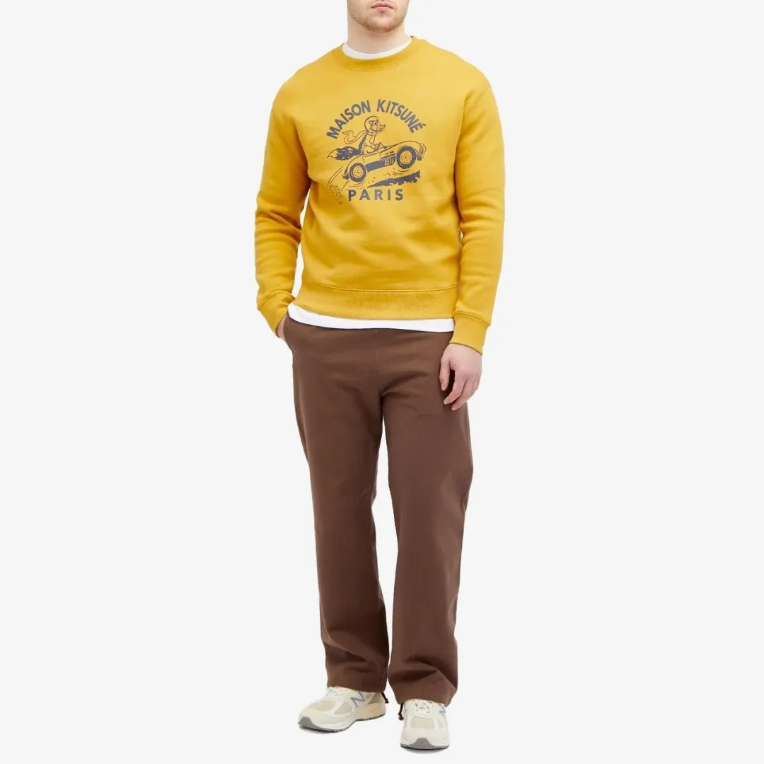 MAISON KITSUNE  |Crew Neck Pullovers Unisex Long Sleeves Plain