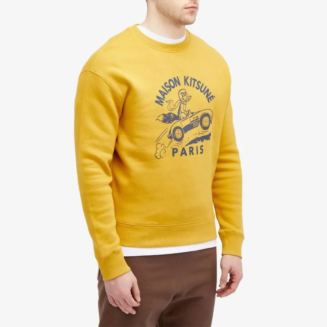 MAISON KITSUNE  |Crew Neck Pullovers Unisex Long Sleeves Plain