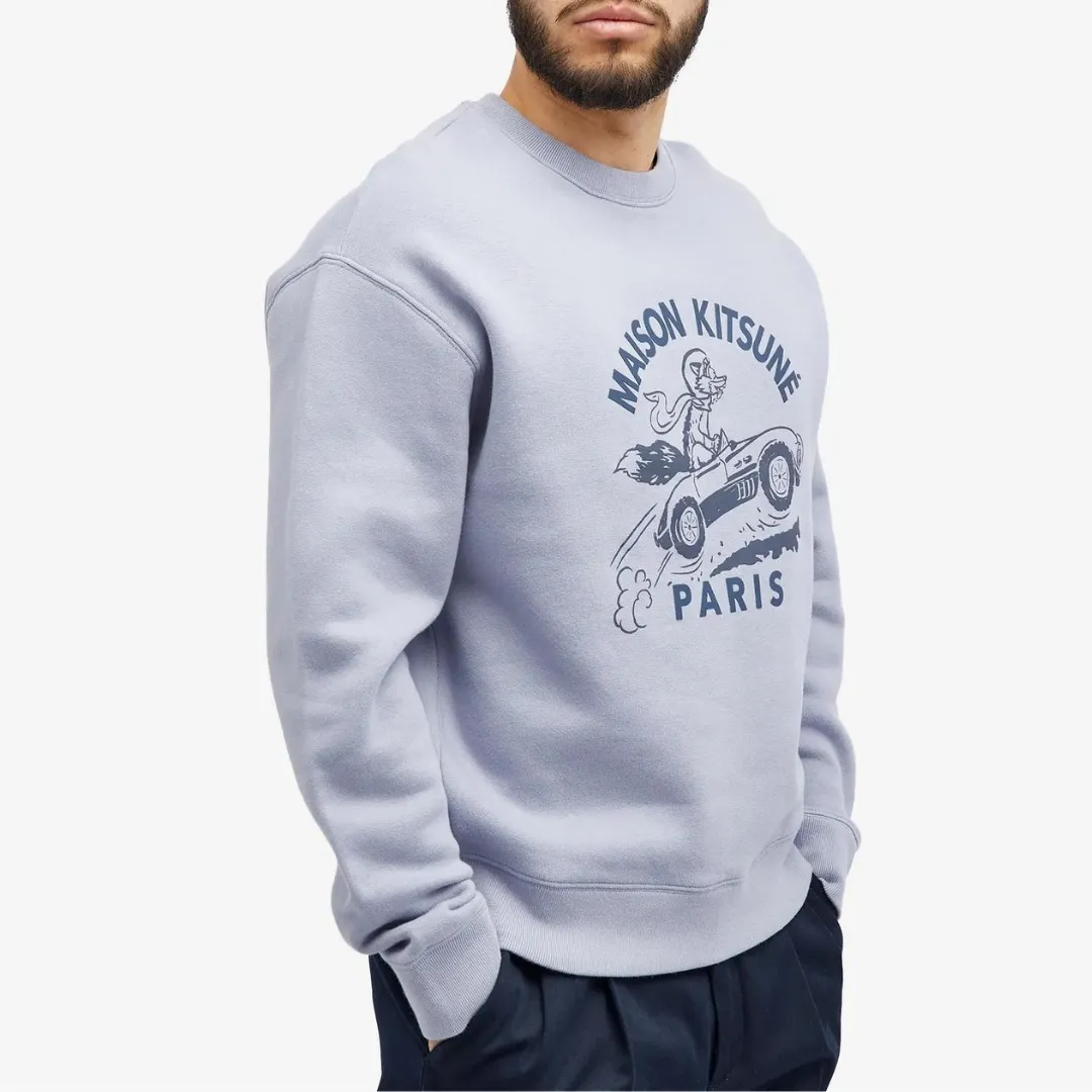 MAISON KITSUNE  |Crew Neck Pullovers Unisex Long Sleeves Plain