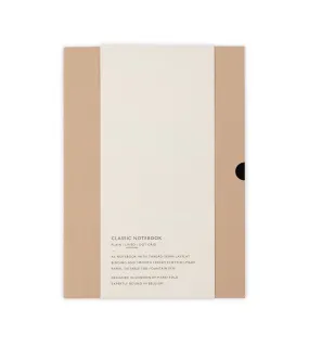 Mark+Fold Classic Lined Notebook: Sand