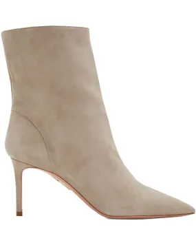 Matignon Suede Stiletto Bootie in French Grey