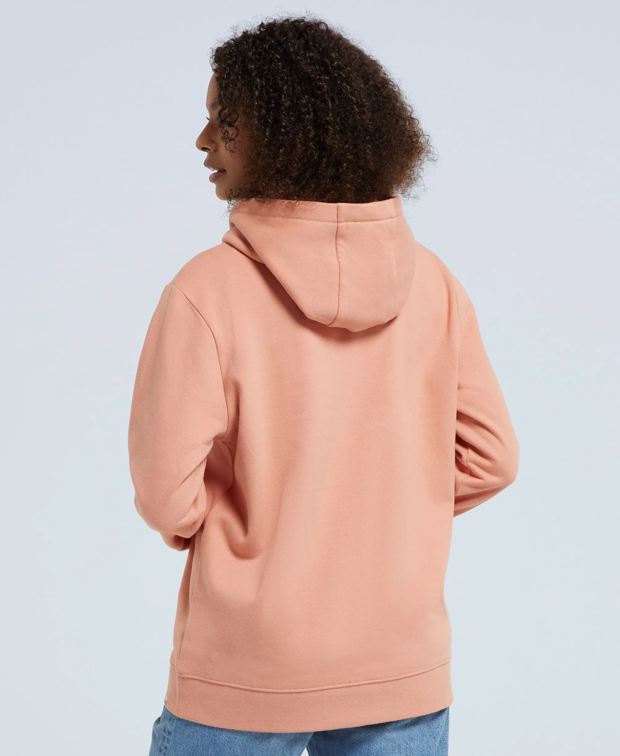 Maya Womens Graphic Hoodie - Light Pink