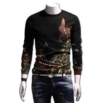 Menswear Model Wool Sweaters and Pullovers Hombre Men's Casual Slim Fit Long Sleeved O Neck Knitted Sweaters SM6