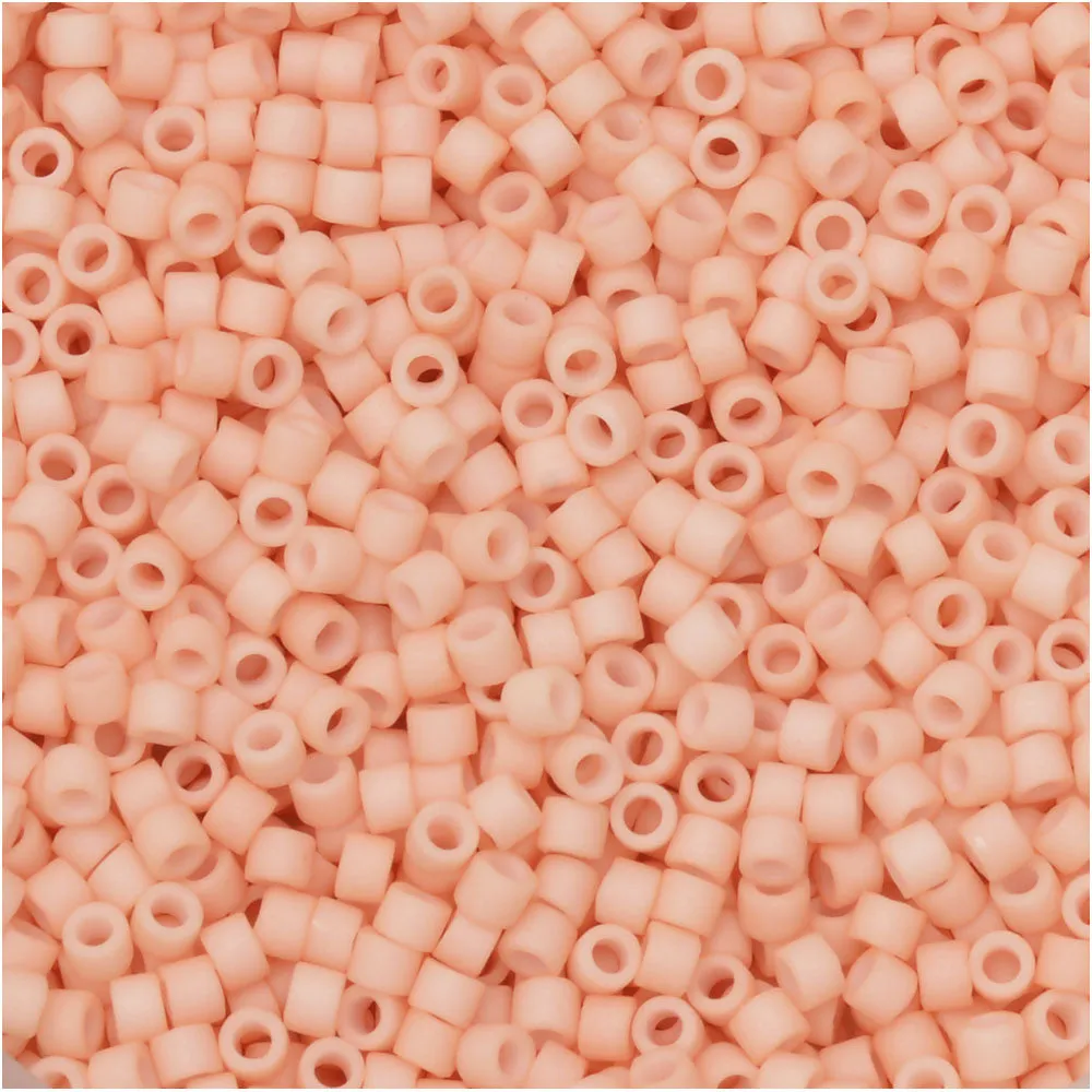 Miyuki Delica Seed Beads, 11/0 Size, #354 Matte Light Rose (2.5 Tube)