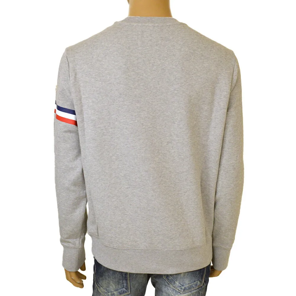 MONCLER  |Crew Neck Pullovers Long Sleeves Plain Cotton Oversized