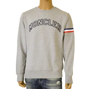 MONCLER  |Crew Neck Pullovers Long Sleeves Plain Cotton Oversized